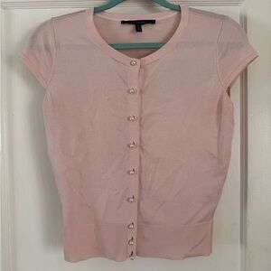 Pink Button-Up Women's Top